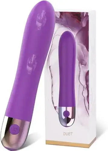 Minivibrator Enlove aus Silikon für Klitoris- und G-Punkt-Stimulation