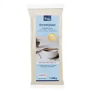 Modelliermasse glorex 6 8070 101 keramiplast lufthaertende weiss