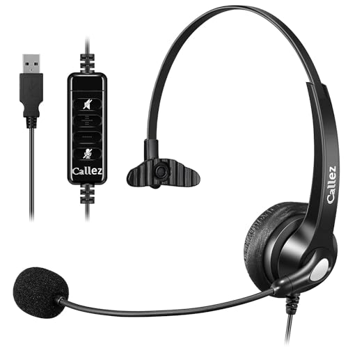 Mono-Headset Callez USB Headset PC für Business UC Skype Lync