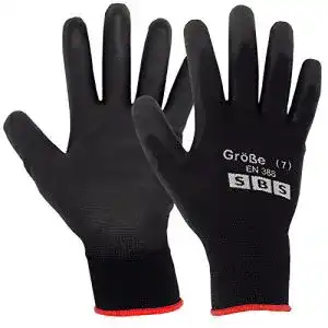 Montagehandschuhe sbs 12 paar nylonhandschuhe groesse 7