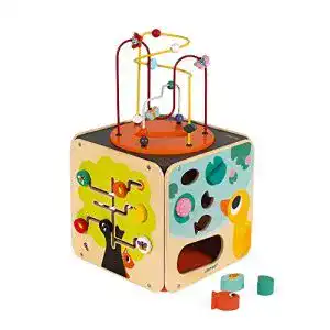 Motorikwuerfel janod multi activity looping toy