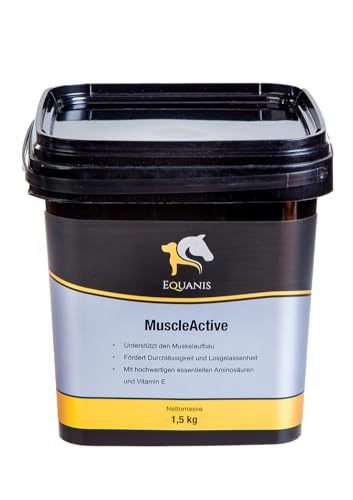 Muskelaufbau-Pferd-Zusatzfutter Equanis MuscleActive – Unterstützt