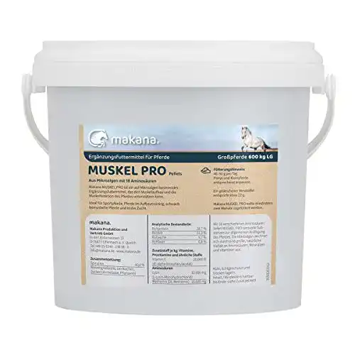Muskelaufbau Zusatzfutter Makana Muskel PRO Pellets für Pferde