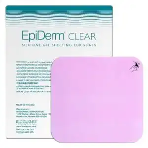 Narbenpflaster biodermis epiderm aus transparentem silikon