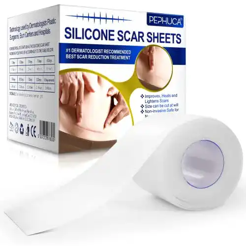 Transparente Silikonpflaster für die Narbenbehandlung von PEPHUCA