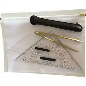 Navigationsbesteck des boots service ausbildungsset marinezirkel
