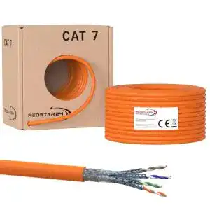 Netzwerk verlegekabel redstar24 cat 7 verlegekabel 50m netzwerkkabel