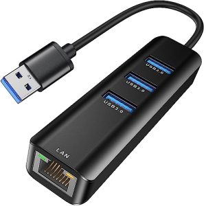 Netzwerkadapter ABLEWE USB zu Ethernet Adapter, 3 Ports USB