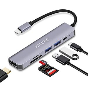Netzwerkadapter FITLONG USB C Hub, USB C Adapter
