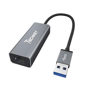 Netzwerkadapter Techkey USB LAN Adapter, 10/100/1000Mbps