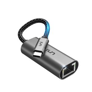 Netzwerkadapter uni USB C auf Ethernet Adapter, USB C auf RJ45
