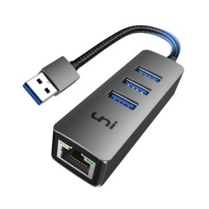 Netzwerkadapter uni USB Ethernet Adapter [Aluminiumgehäuse] - netzwerkadapter uni usb ethernet adapter aluminiumgehaeuse