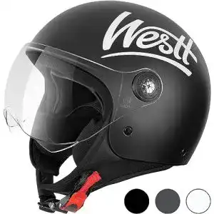 Nexx helm westt classic jethelm mit visier motorradhelm herren damen