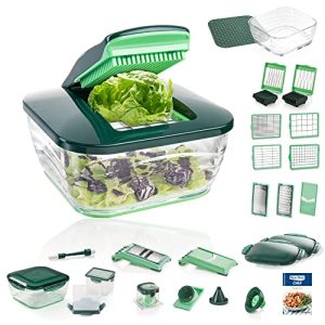 Nicer Dicer Genius Chef 34-in-1 Multifunktions-Profi-Gemüseschneider