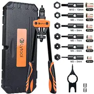 Nietmutternzange lytool set blind mit 205 stk nietmuttern