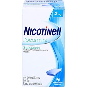 Nikotinkaugummi Nicotinell Kaugummi 2 mg Spearmint 96 St.