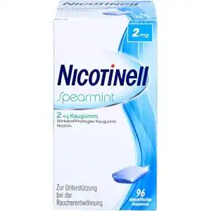Nikotinkaugummi nicotinell kaugummi 2 mg spearmint 96 st