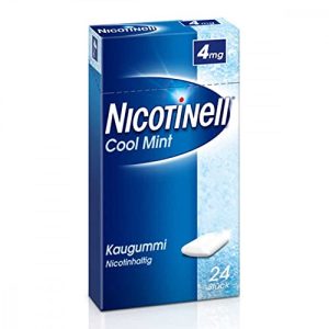 Nikotinkaugummi Nicotinell Kaugummi 4 mg Cool Mint, 24 St.