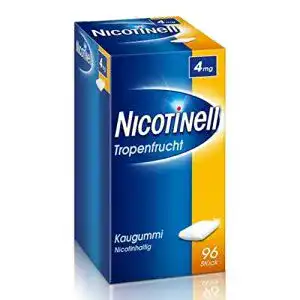 Nikotinkaugummi nicotinell kaugummi 4 mg tropenfrucht 96 st