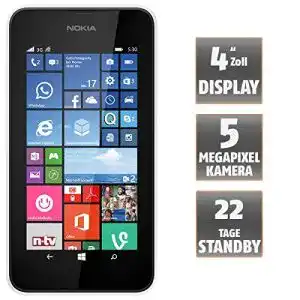 Nokia smartphone nokia lumia 530 smartphone 102 cm 4 zoll