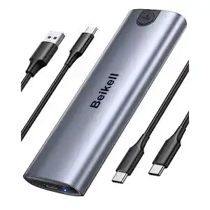 Nvme usb adapter beikell m 2 nvme gehaeuse werkzeuglos 10gbps m 2