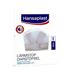 Ohrstoepsel schlafen hansaplast laermstopp ohrstoepsel 6 stueck