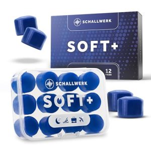 Ohrstöpsel Schlafen Schallwerk ® Soft+ | 12 Silikon Ohrstöpsel
