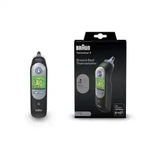 Ohrthermometer braun healthcare braun thermoscan 7 schwarz