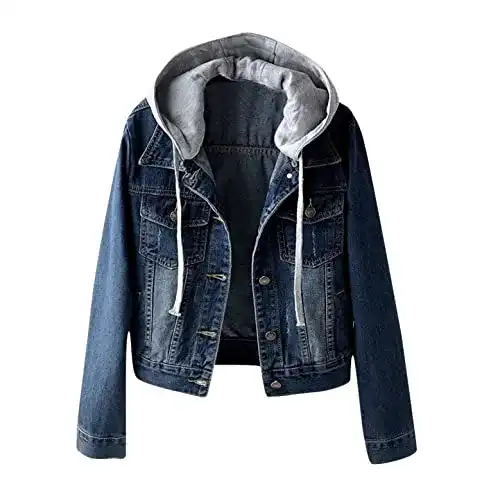 Damen Jeansjacke Kurz in Hellblau – Slim Fit für Outdoor-Aktivitäten