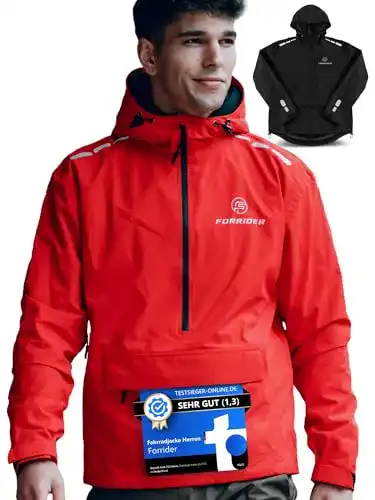 Outdoor-Jacken für Herren von Forrider, wasserdichte 3in1 Fahrradjacke