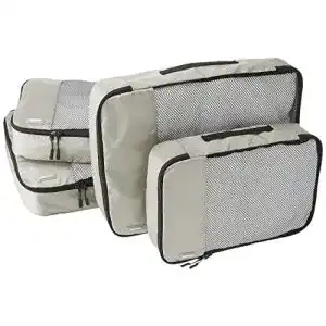 Packwuerfel amazon basics kleidertaschen set 4 stueck
