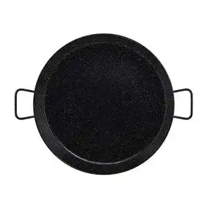 Paella pfanne metaltex 7398250000 emaillierter stahl schwarz