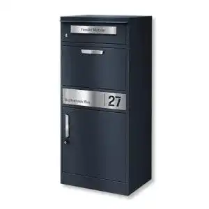 Paketbriefkasten metzler briefkasten und paketbox rostfrei