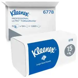 Papierhandtuecher kleenex ultra grosse mit interfold faltung 6778