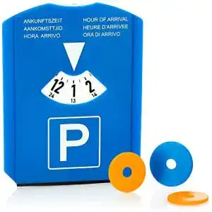 Parkscheibe com four 1x mit eiskratzer gummilippe