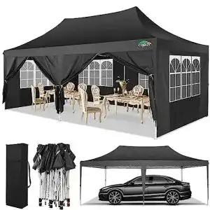 Partyzelt cobizi pavillon 3x6 wasserdicht stabil winterfestpop up