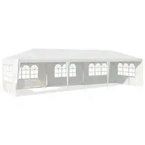 Partyzelt costway pavillon 3x9m gartenpavillon
