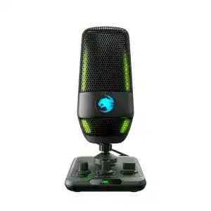 Pc mikrofon roccat torch usb mikrofon in studioqualitaet schwarz