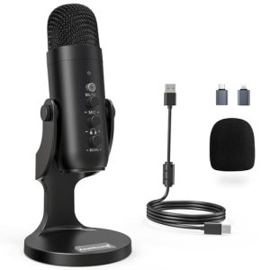 PC-Mikrofon zealsound USB Mikrofon, Kondensator Mikrofon für PC