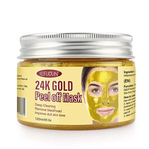 Peel-off-Maske ALIVER 24K Gold Gesichtsmaske, Mitesserentferner - peel off maske aliver 24k gold gesichtsmaske mitesserentferner