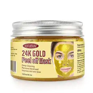 Peel off maske aliver 24k gold gesichtsmaske mitesserentferner