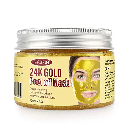Peel-Off-Maske Aliver 24K Gold Gesichtsmaske Mitesserentferner