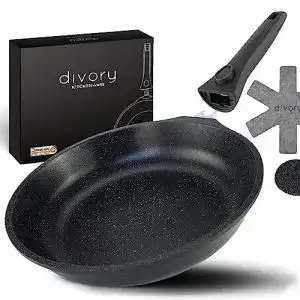 Pfanne 28 cm divory grosse pfanne 28cmaabnehmbarer griff