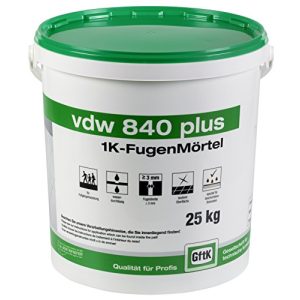 Pflasterfugenmörtel GftK VDW 840 Plus 1K Fugenmörtel, 25 kg
