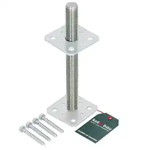 Pfostentraeger verstellbar kotarbau 80 mm x 80 mm