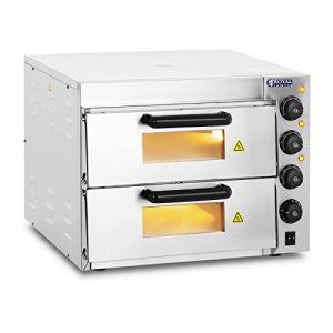 Pizzaofen elektrisch Royal Catering RCPO-3000-2PS-1 2 Kammern - pizzaofen elektrisch royal catering rcpo 3000 2ps 1 2 kammern