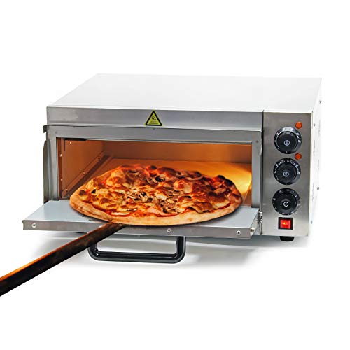 Pizzaofen elektrisch Wiltec Pizza-Backofen 2000W