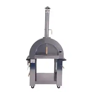 Pizzaofen garten fireking edelstahl pizzaofen roma