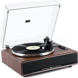 Turntable with speakers