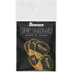 Plektrum ibanez grip wizard series sand grip flat pick gelb